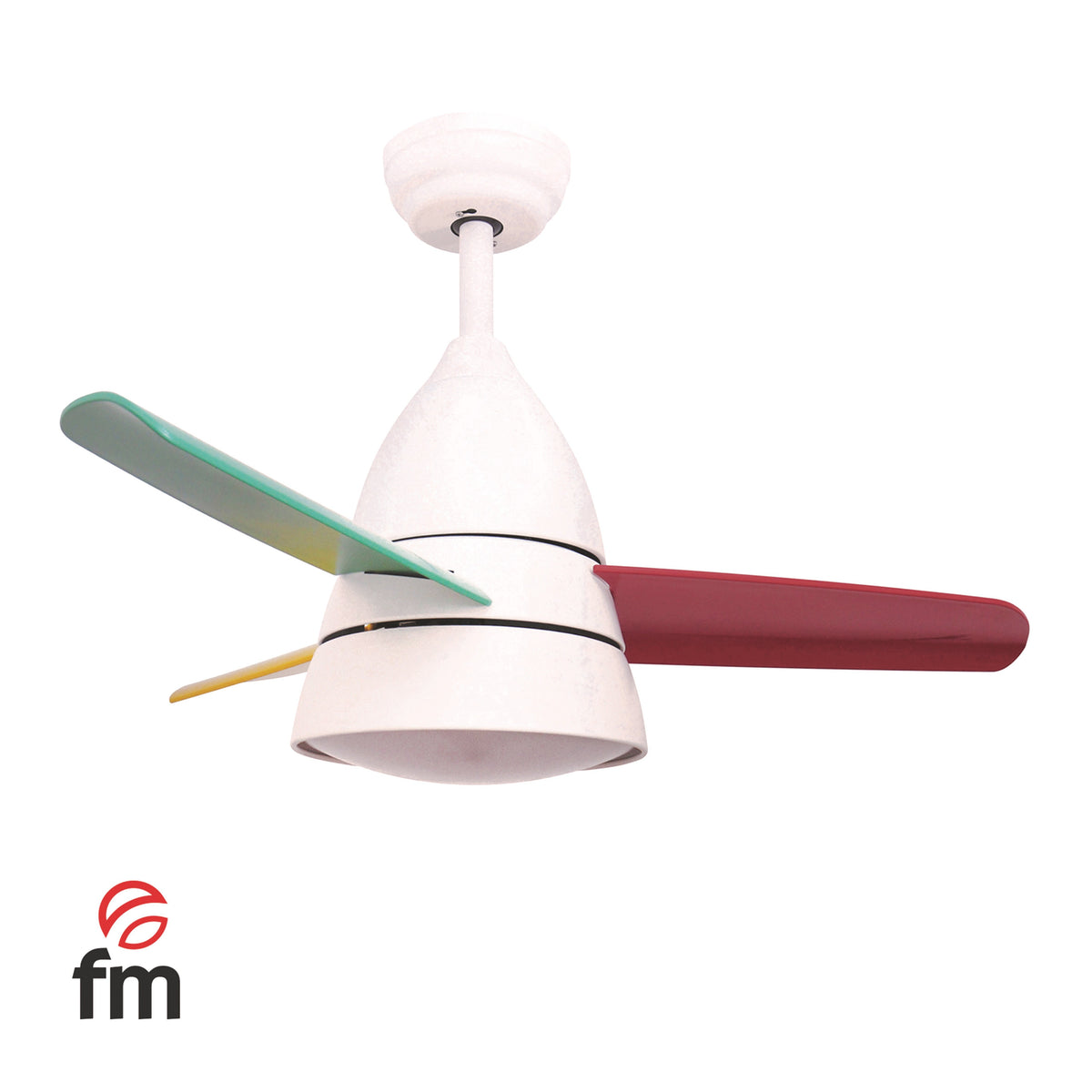 VENTILADOR TECHO FM VT KIDS L 90CM DC 2,6W COLORES