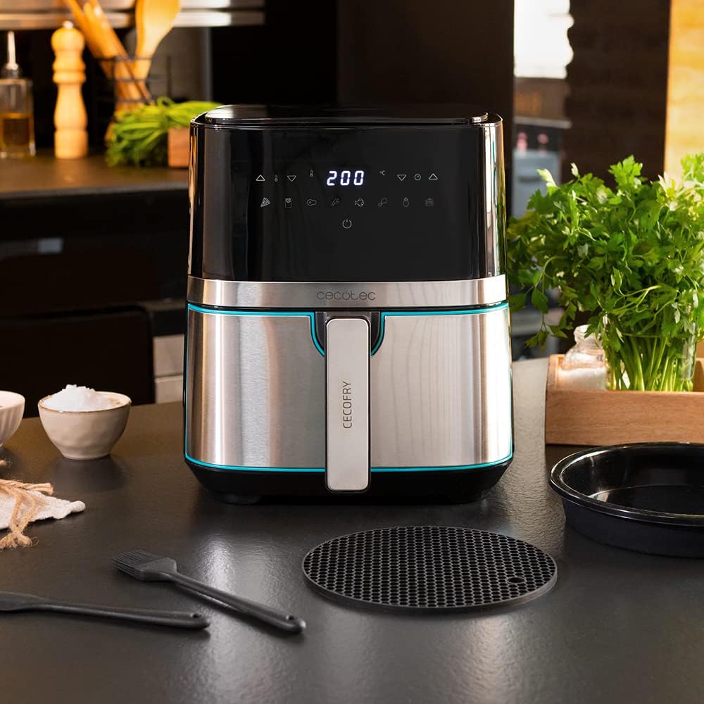 FREIDORA AIRE CECOTEC 5500 PRO 03317 5,5L INOX ACC