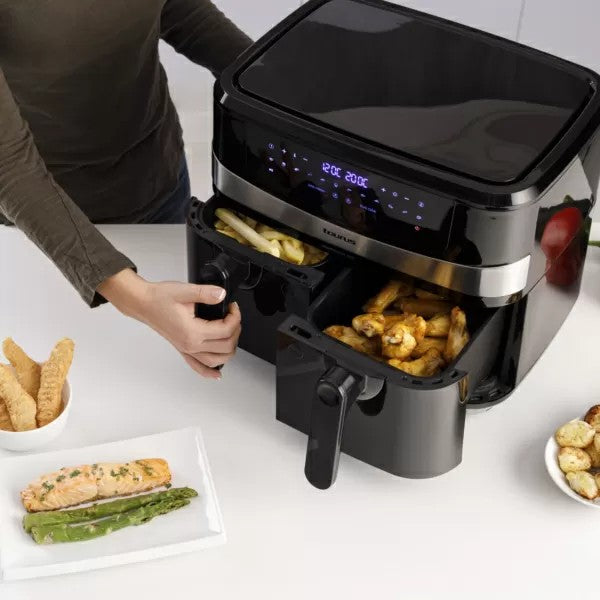 FREIDORA AIRE TAURUS DIGITAL DUO 4,5X2 9L SINCRO