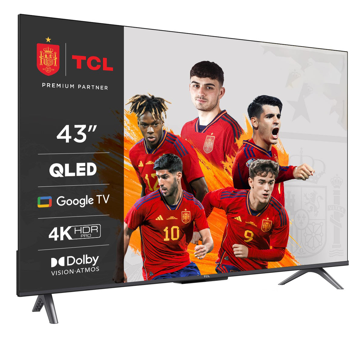 TV TCL 43" 43C649 UHD QLED GOOGLETV GAME MASTER