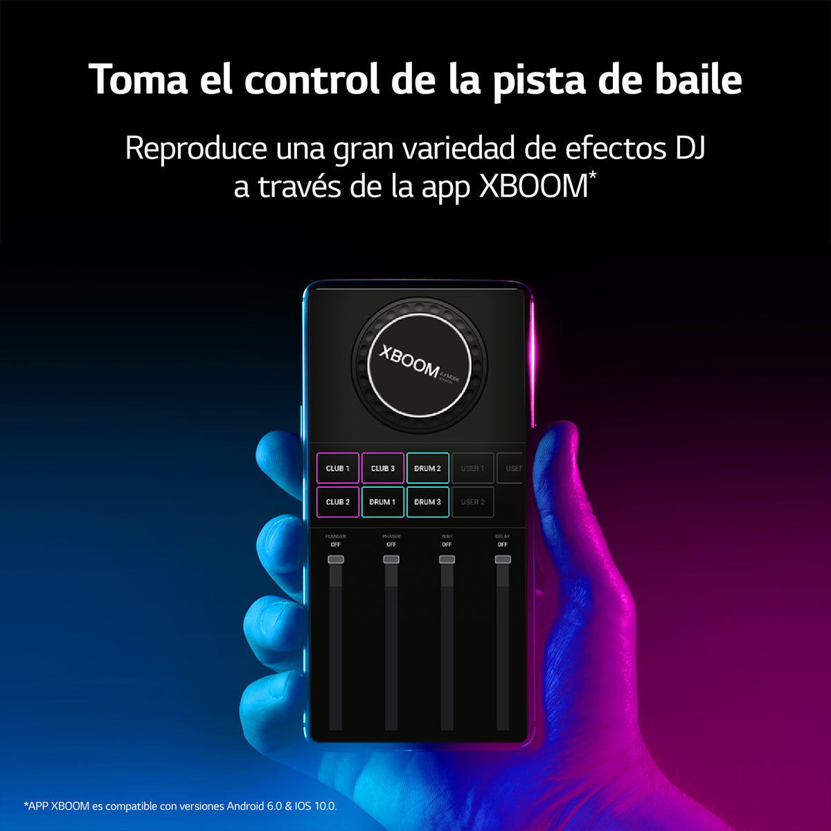 ALTAVOZ LG XBOOM RNC5 300W DJ FM/DAB+ BT 2XUSB