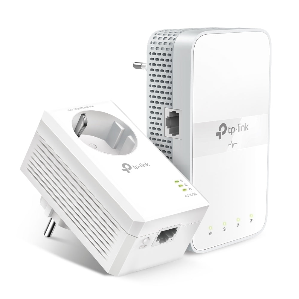 ADAPTADOR PLC TP LINK POWERLINE AC1200 PORTS & PAS