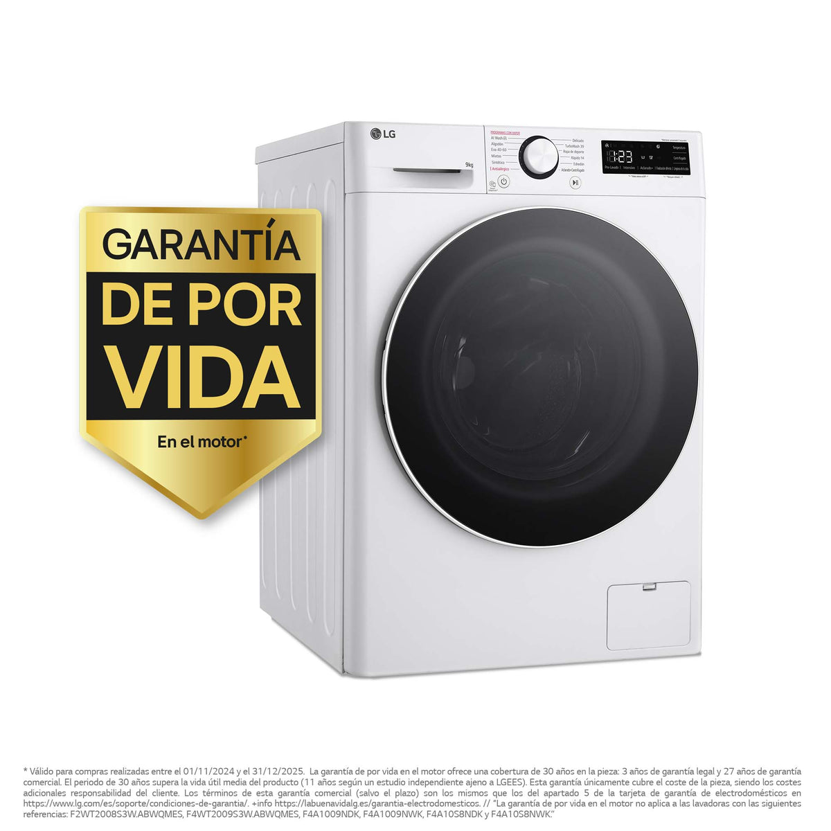 LVD. LG F4WR6009A0W 9K 1400R SMART STEAM