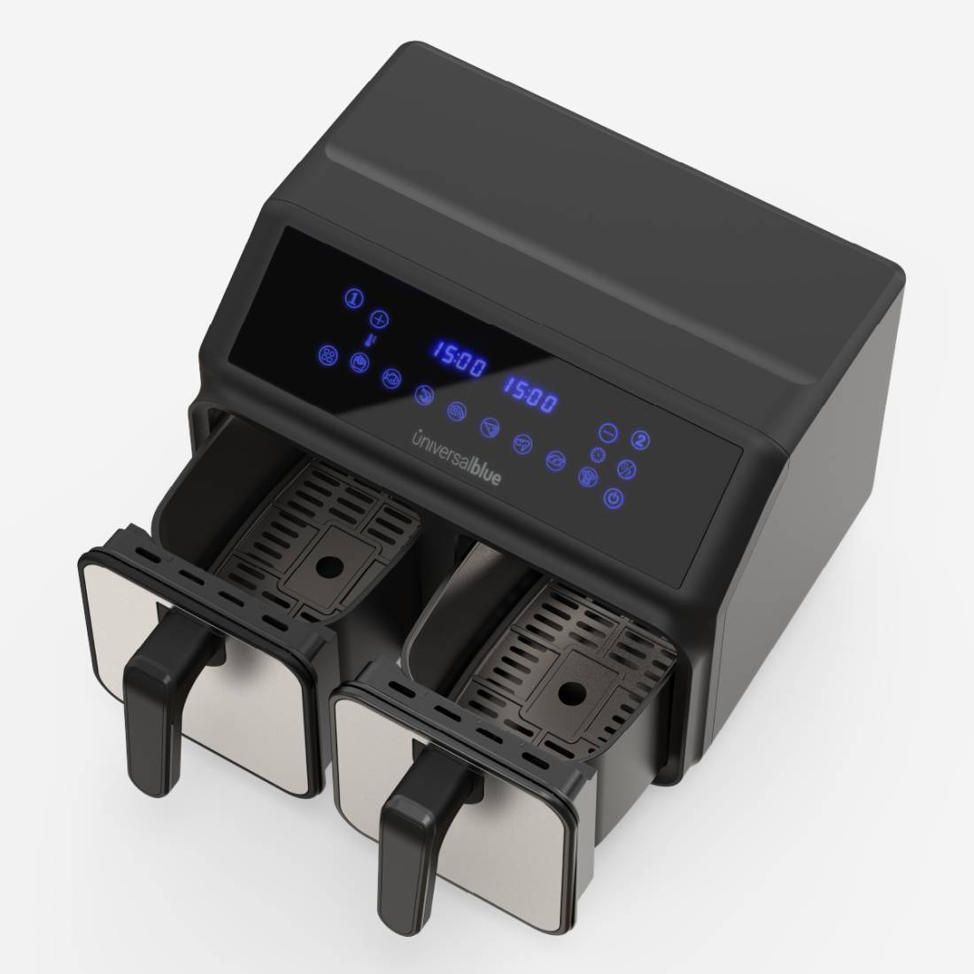 FREIDORA AIRE U.BLUE 6008DB DOBLE DIG 2X4=8LTS