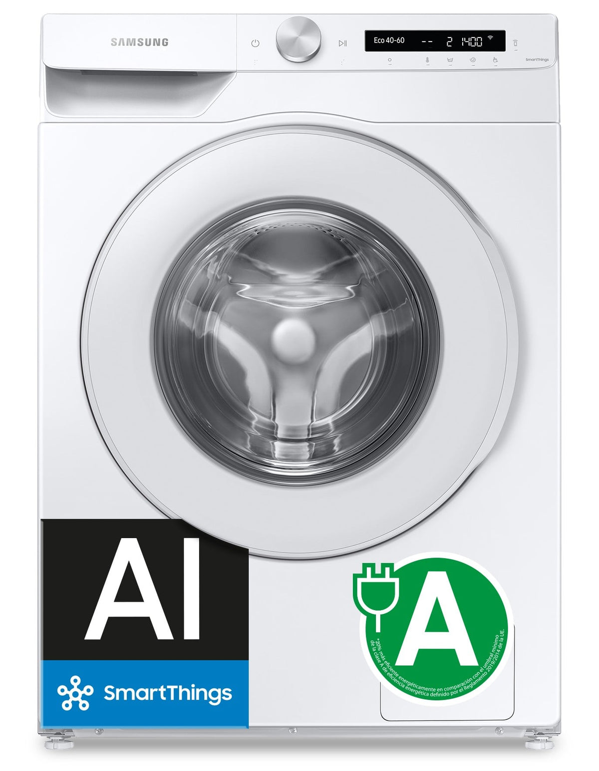 Lavadora Samsung WW12T504DTW 12 kg 1400 rpm Blanca – imagen principal
