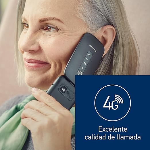 SENIORPHONE PANASONIC KXTU550EXR ROJO 4G