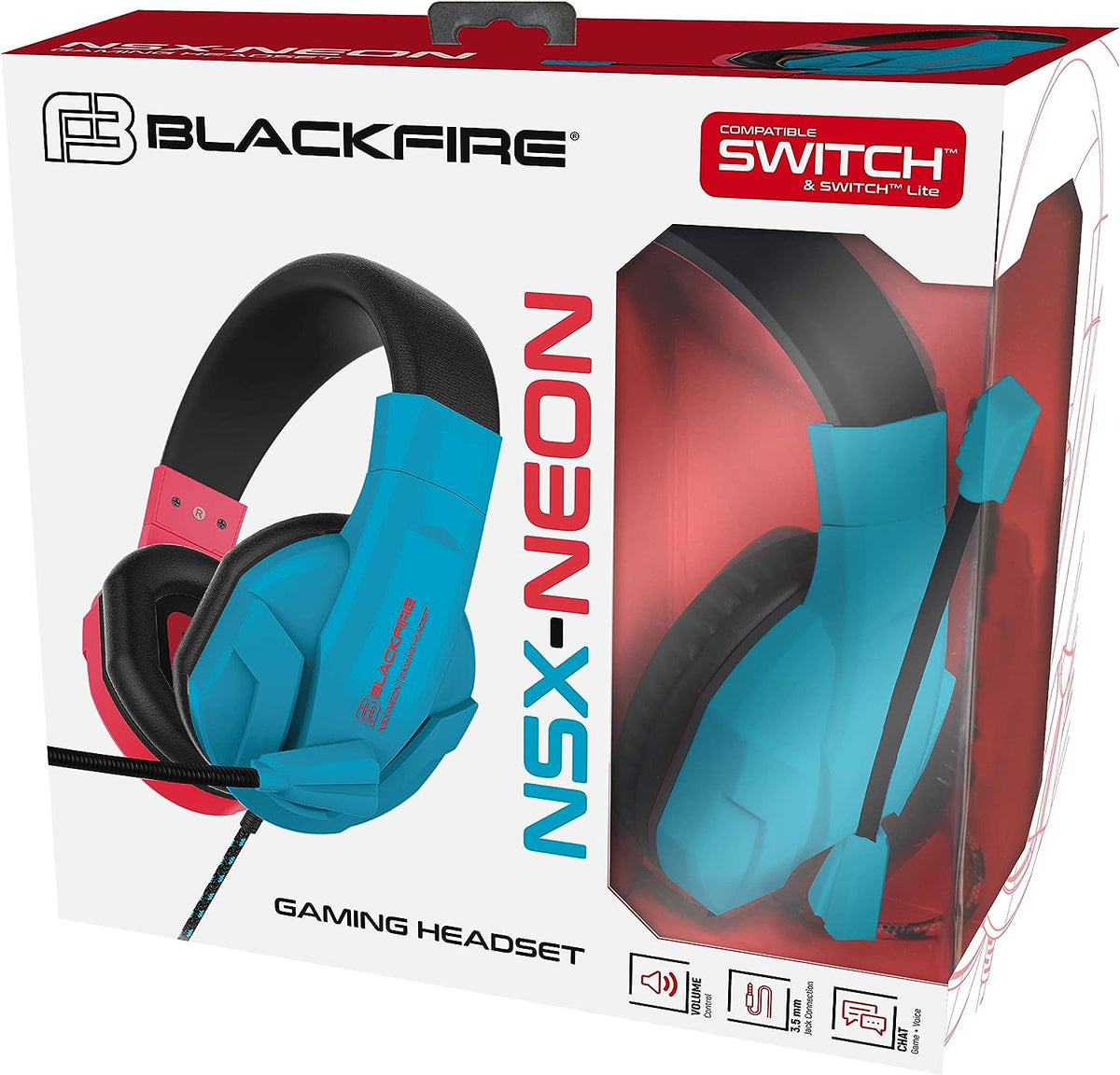 AURICULAR BLACKFIRE NSX-NEON GAMING HEADSET