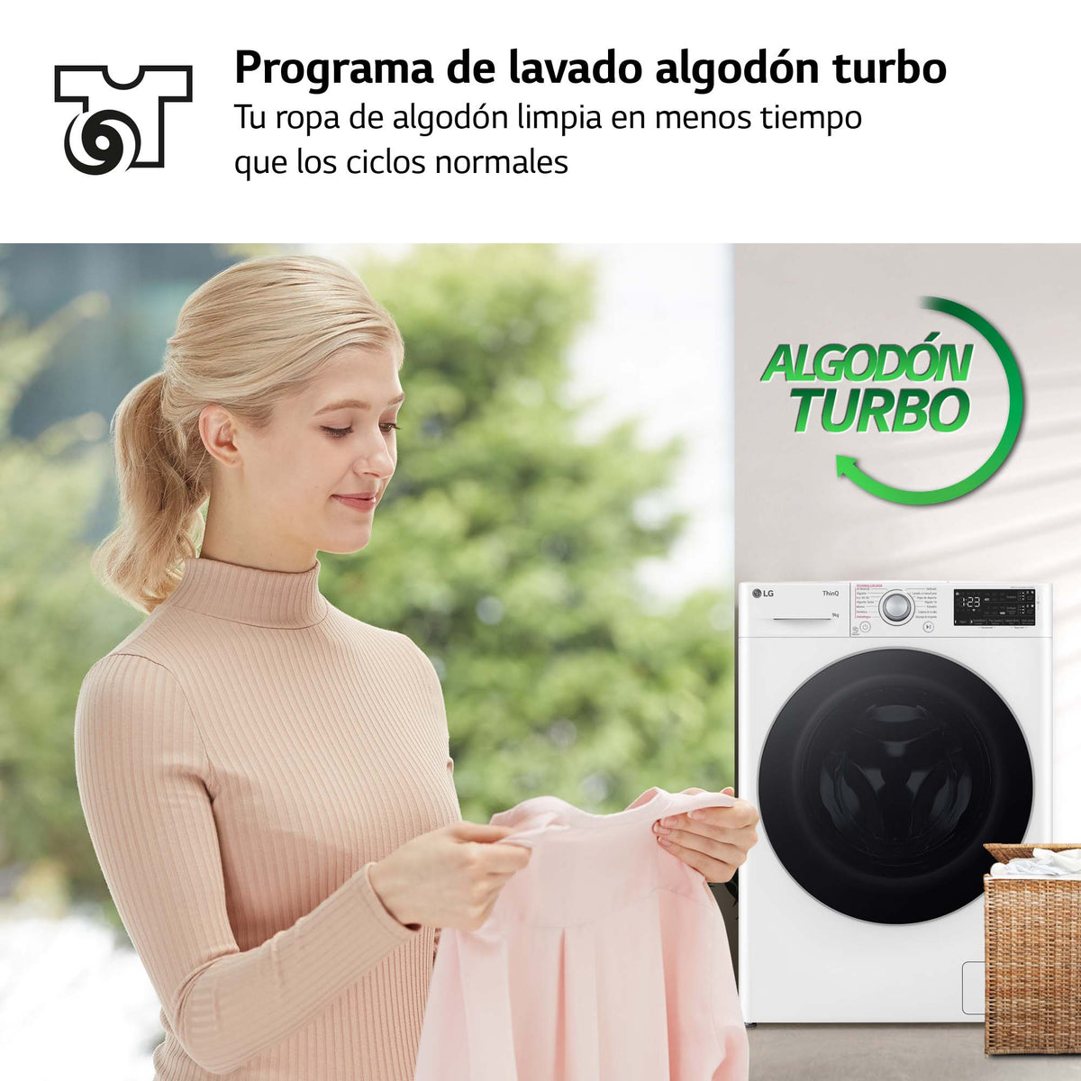 LVD. LG F4WR5509A1W 9K 1400R BCA ATD STEAM WIFI