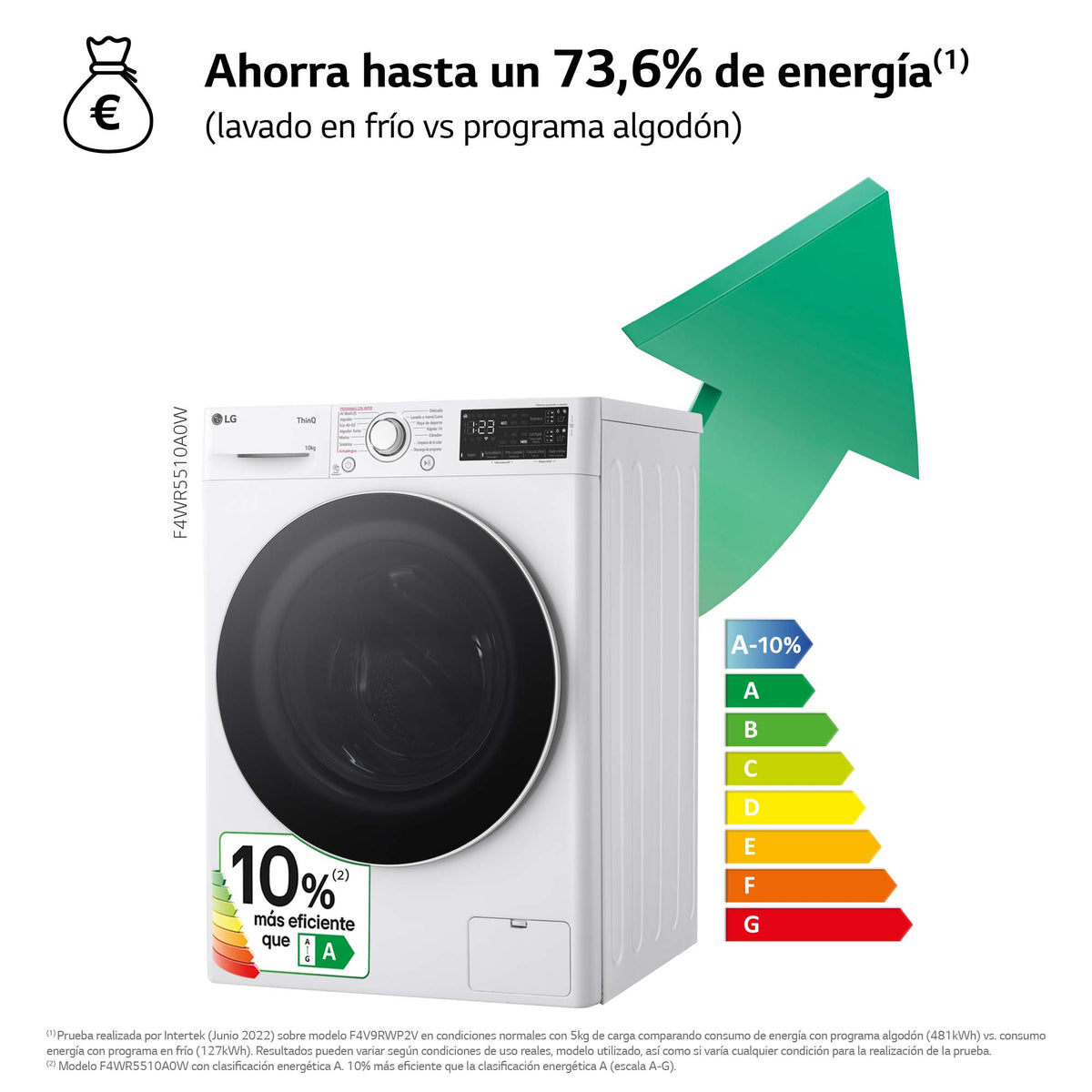 LVD. LG F4WR5510A0W 10K 1400R BCA ATD STEAM WIFI