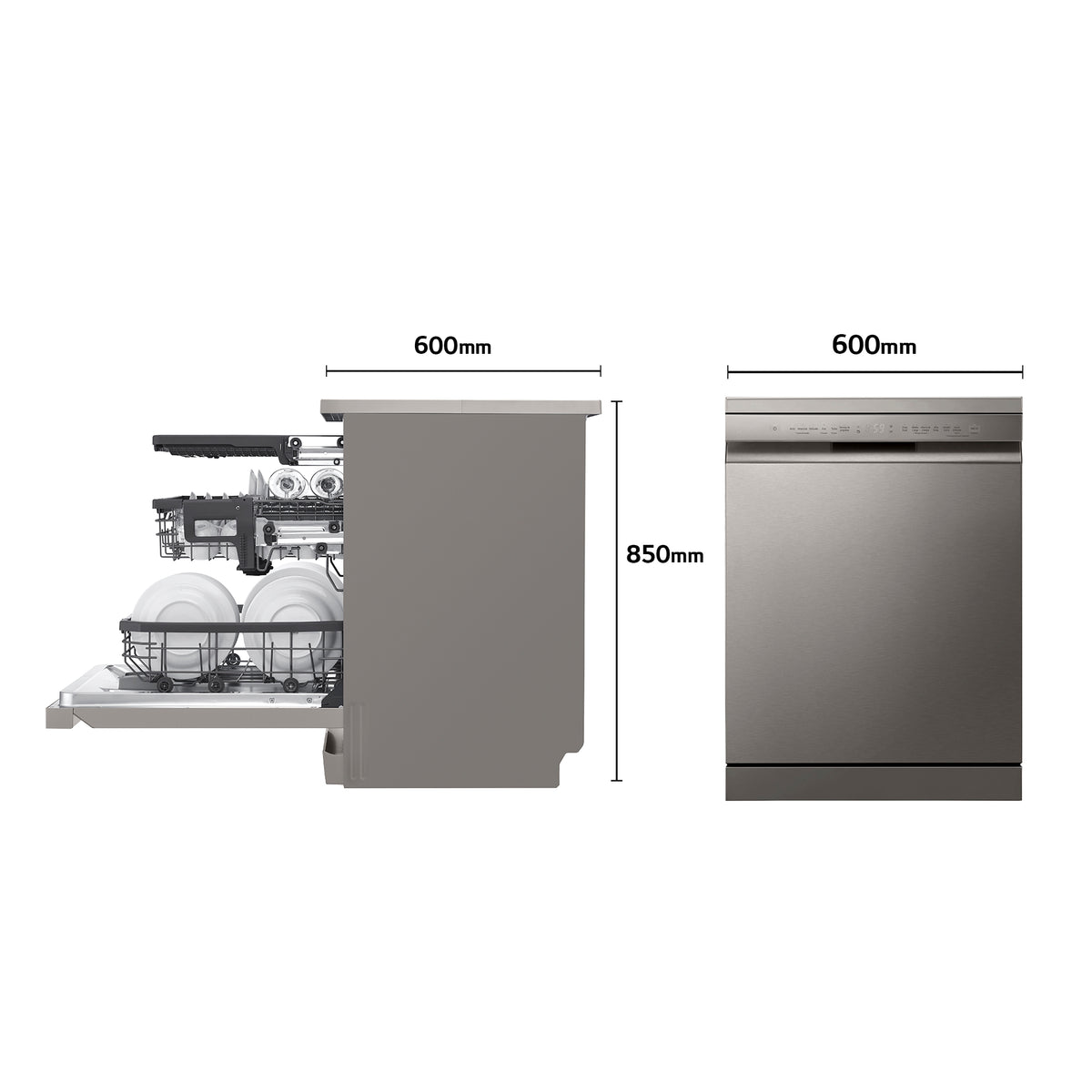 LVJ. LG DF355FP INOX INV. 3ªBAND QUADW DSP