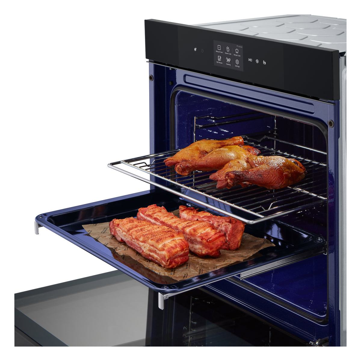 HORNO LG WSED7667M 76L GT SONDA VAPOR NEGRO