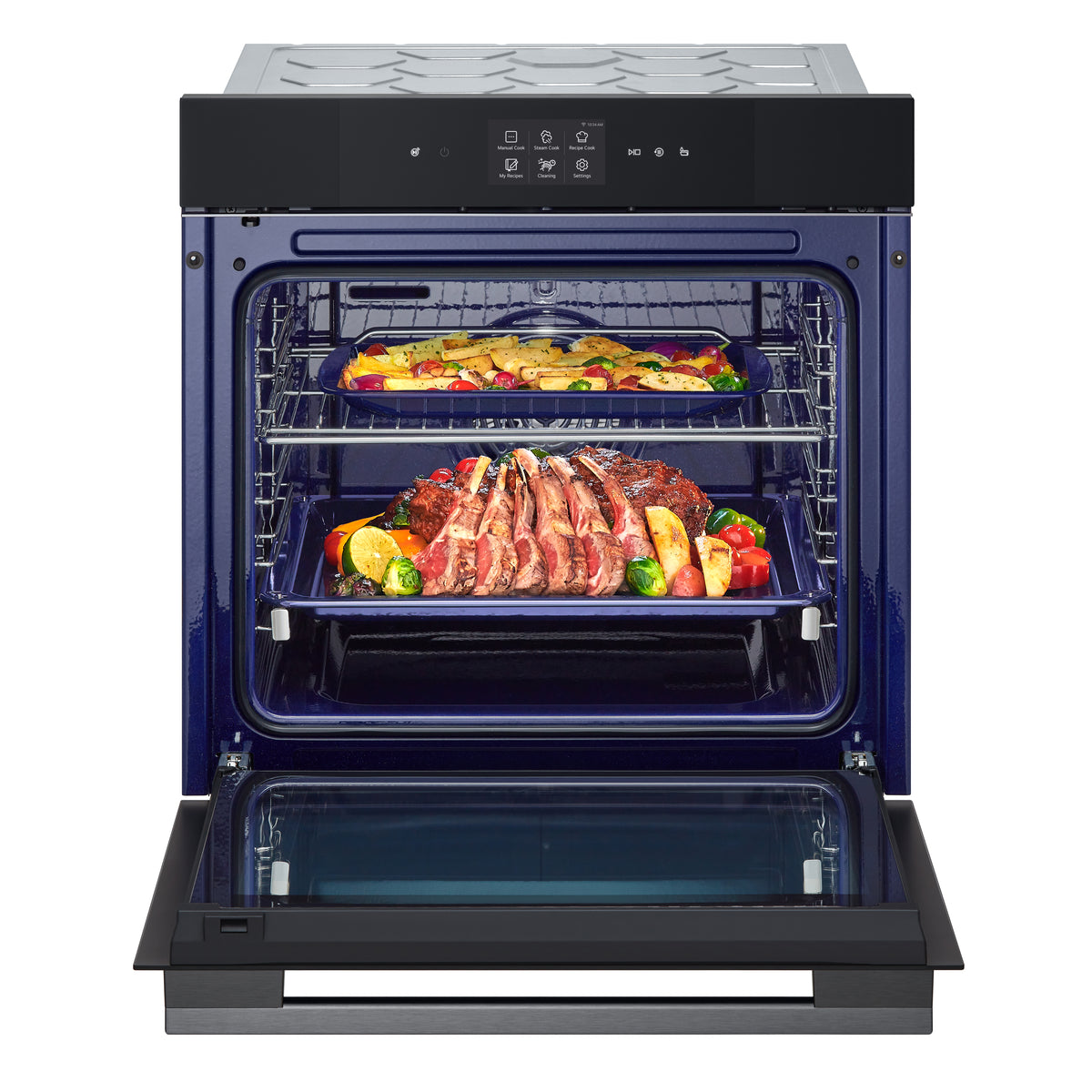 HORNO LG WSED7667M 76L GT SONDA VAPOR NEGRO