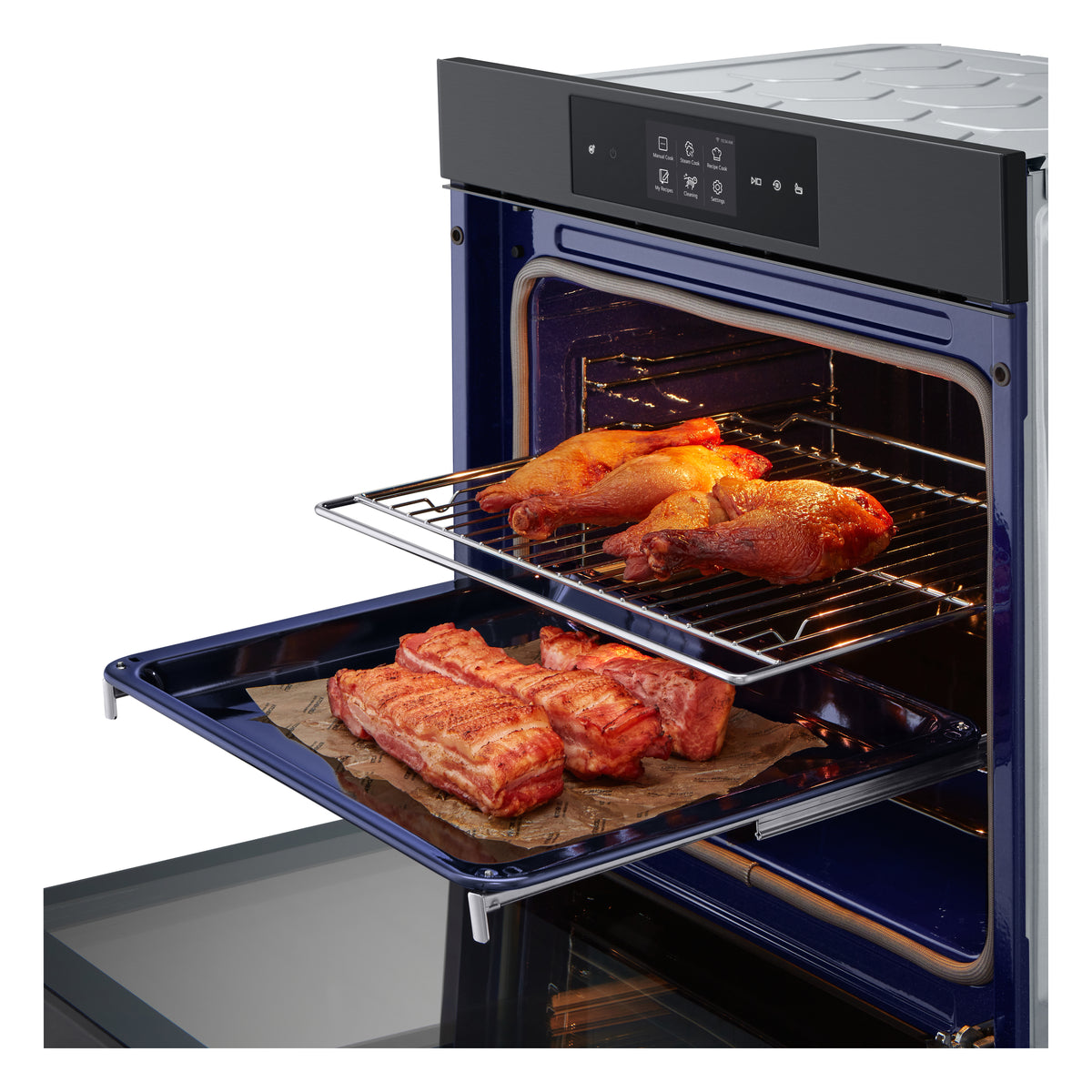 HORNO LG WSED7665B 76L GT PIROLITICO NEGRO