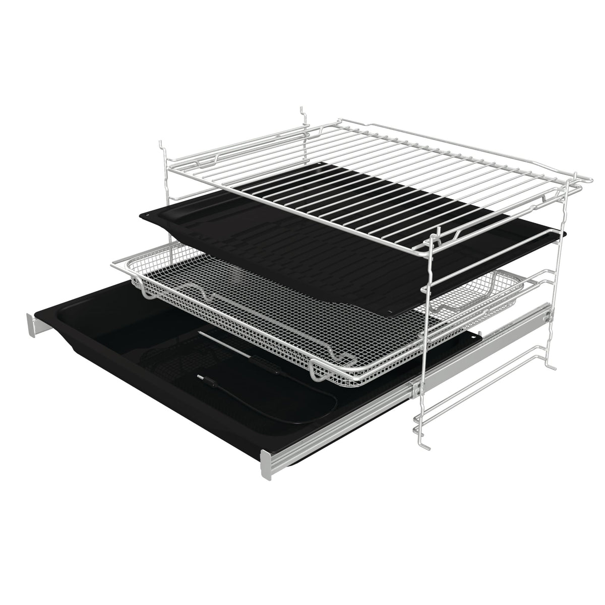 HORNO HISENSE BSA66346PBG WIFI 77L PIRO NEGRO VAPO