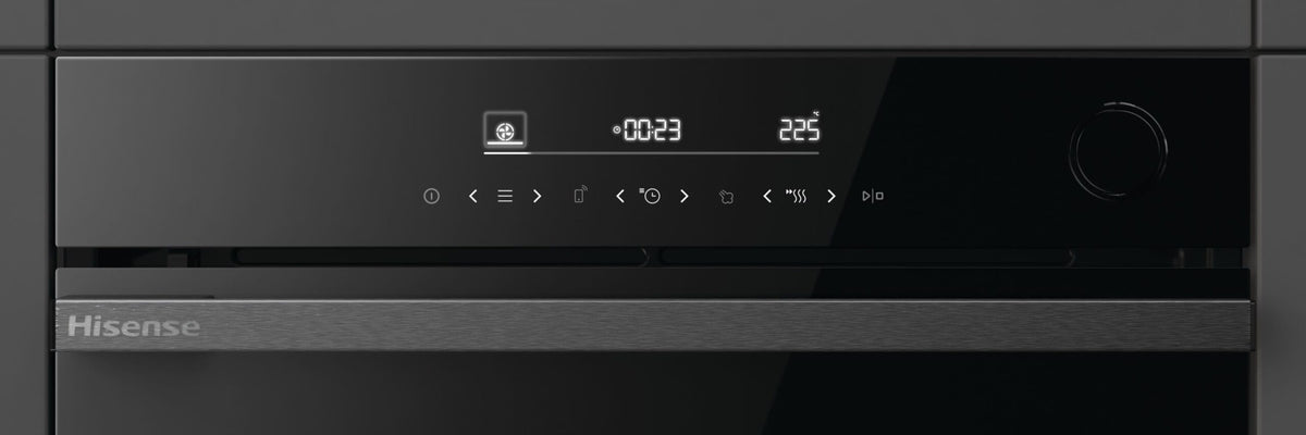 HORNO HISENSE BSA66346PBG WIFI 77L PIRO NEGRO VAPO