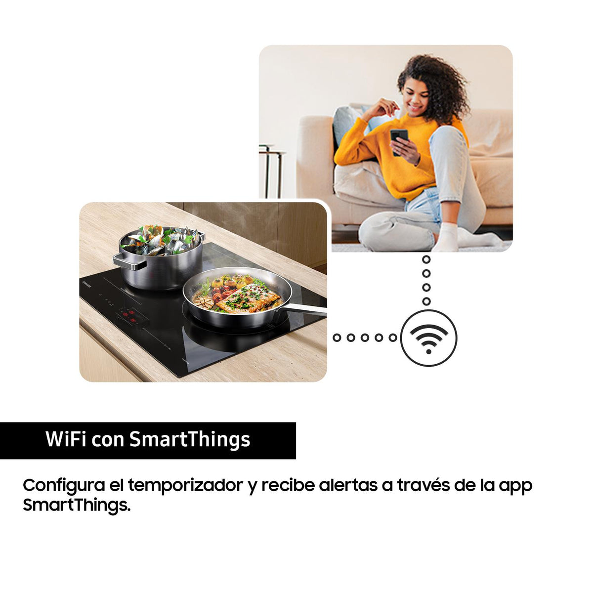Samsung NZ63B5046GK/U1 – detalle de la superficie