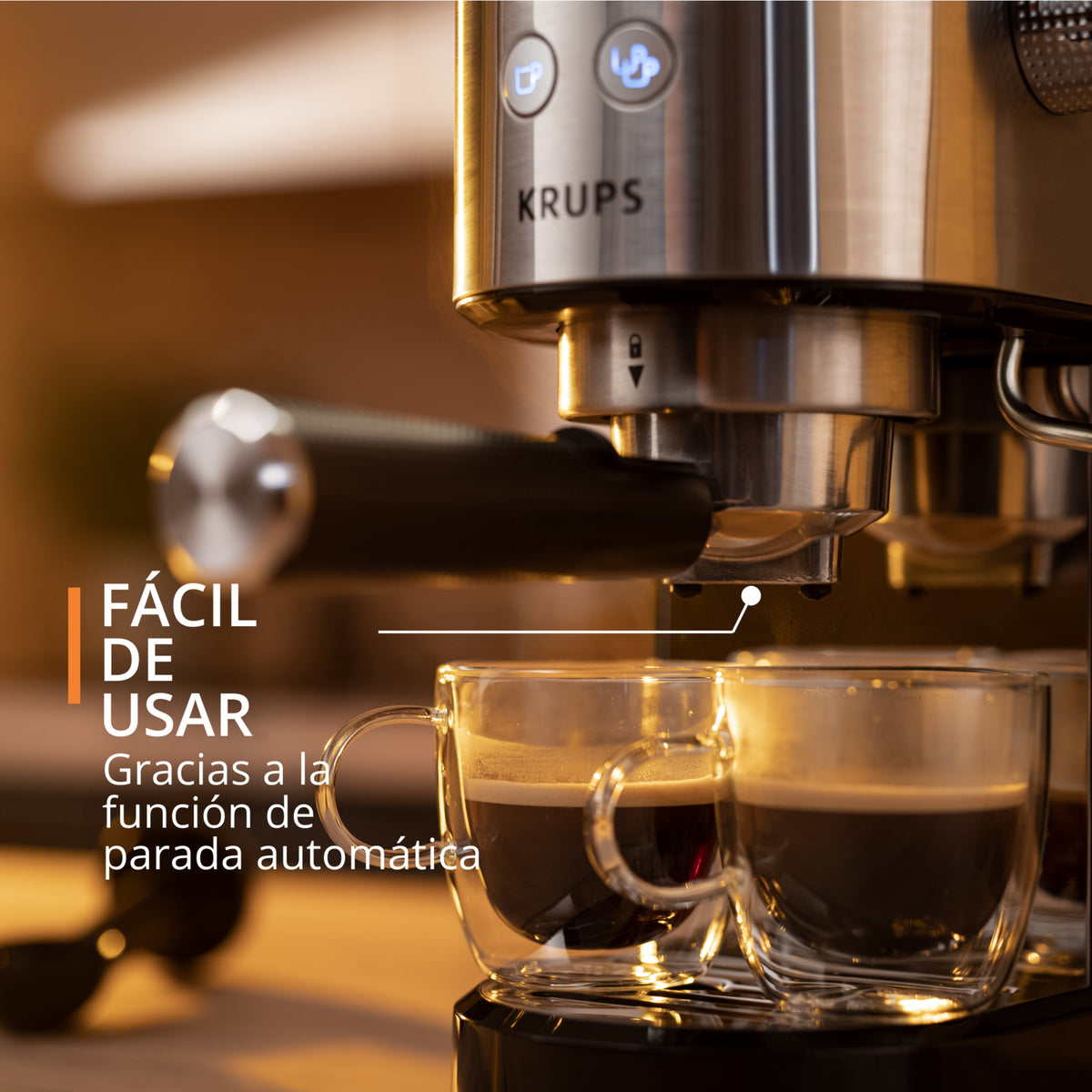 CAFET. KRUPS XP444C 15BAR 1400W BRAZO EXPRESS