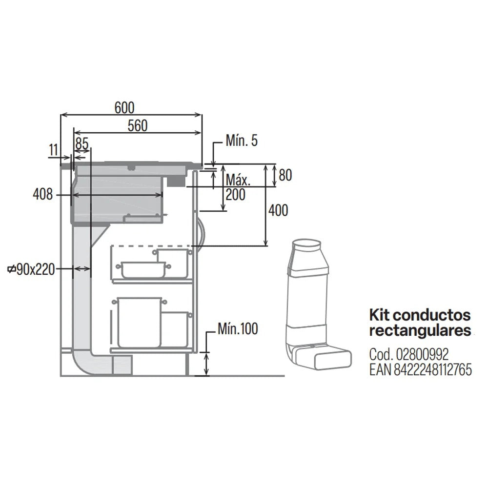 KIT CONDUCTOS CATA AS750 02800992