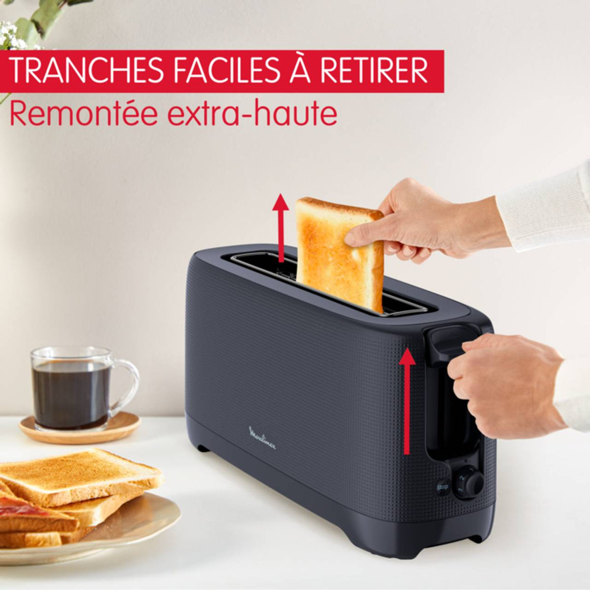 TOST. MOULINEX LS2M0810 1R LARGA NEGRO