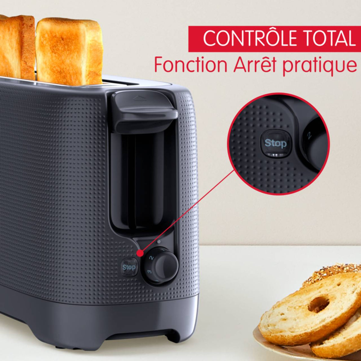 TOST. MOULINEX LS2M0810 1R LARGA NEGRO