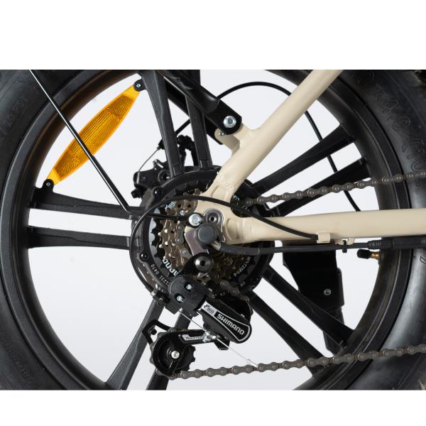 BICICLETA ELECTRICA NILOX X9 PLUS 20X4P  SAND