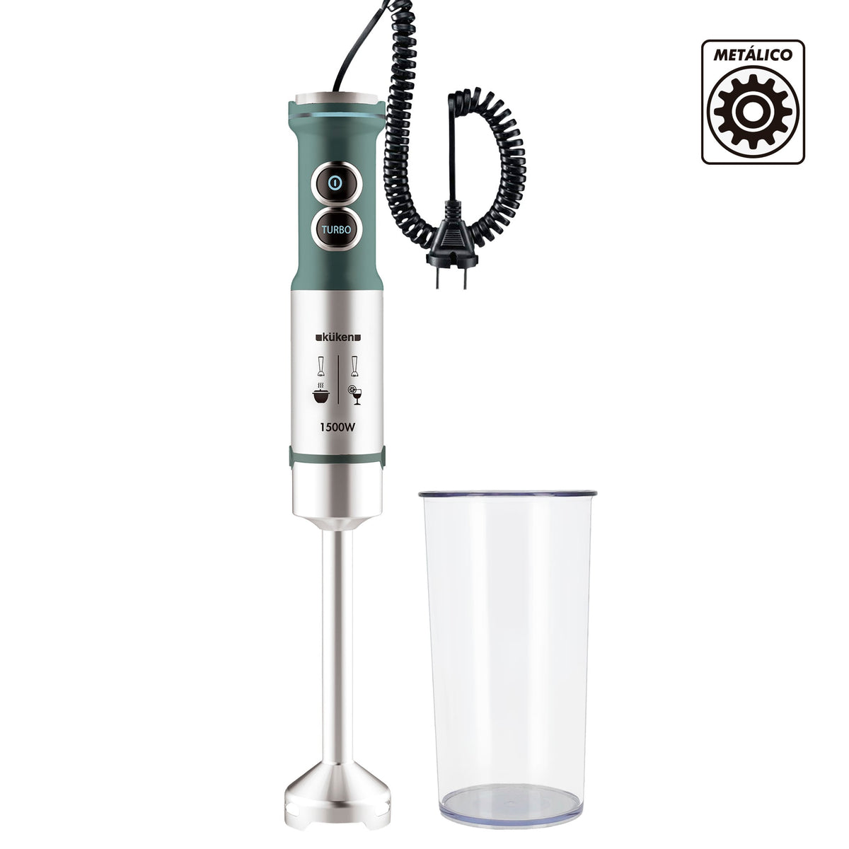 BATID. KUKEN 34321 1500W VINTAG VERDE C.RIZADO S/A