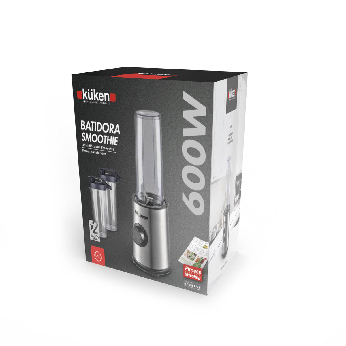 BATID. VASO KUKEN 38806 SMOOTHIE 600W 800ML 2VASOS