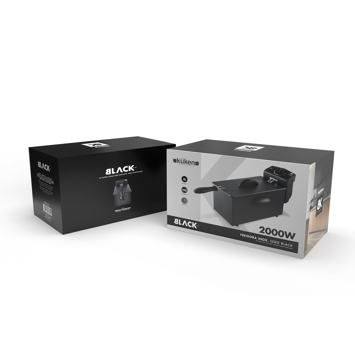 FREIDORA KUKEN 36947 2000W 3L BLACK