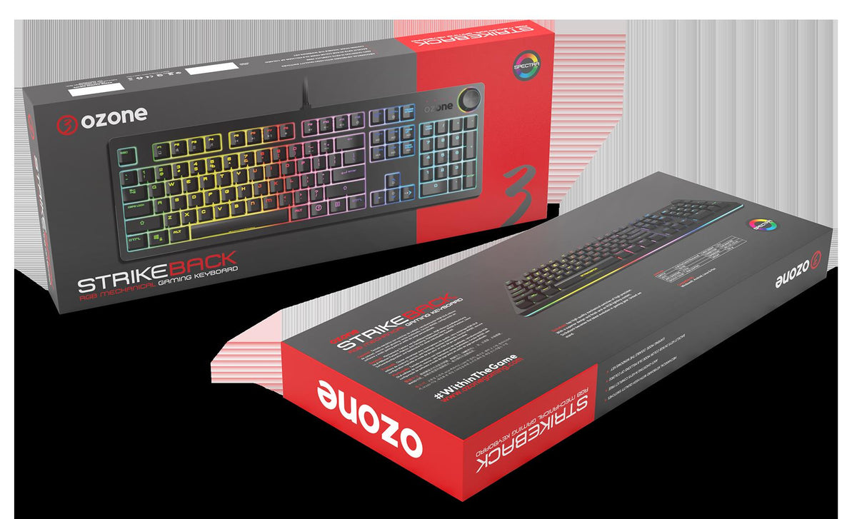 TECLADO OZONE STRIKEBACK MECANICO RGB GAMING