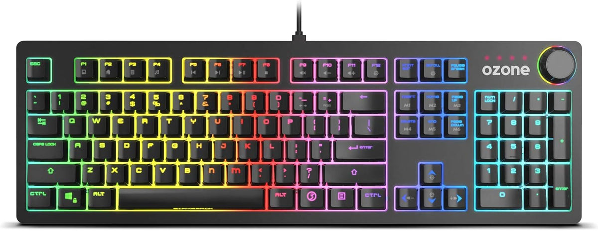 TECLADO OZONE STRIKEBACK MECANICO RGB GAMING