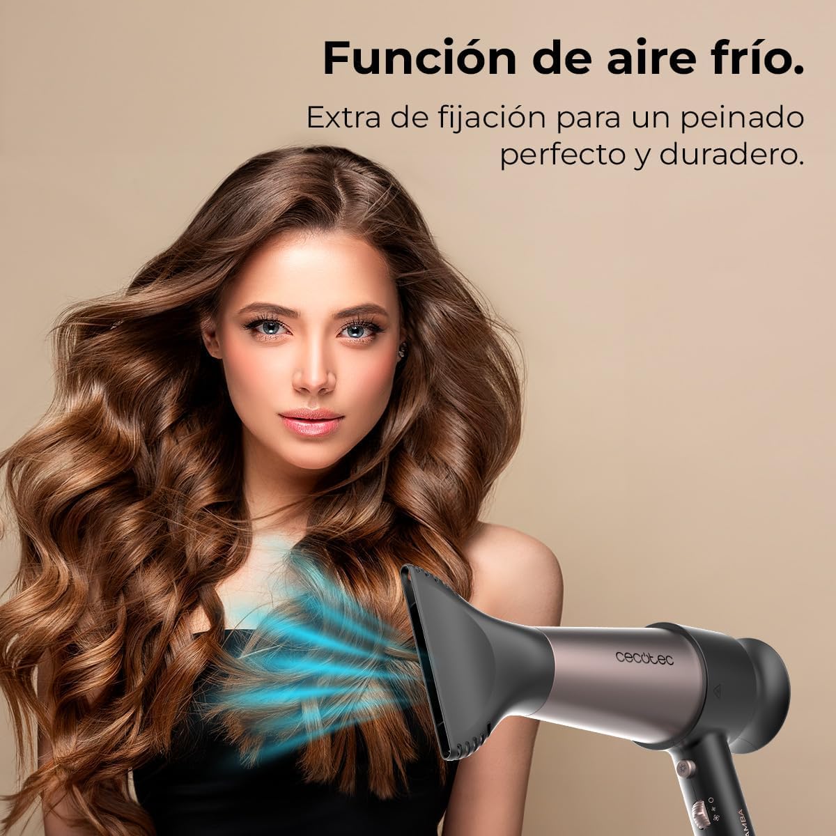 SECADOR CECOTEC IONICARE RETRO 2000W DIFUSOR 4410