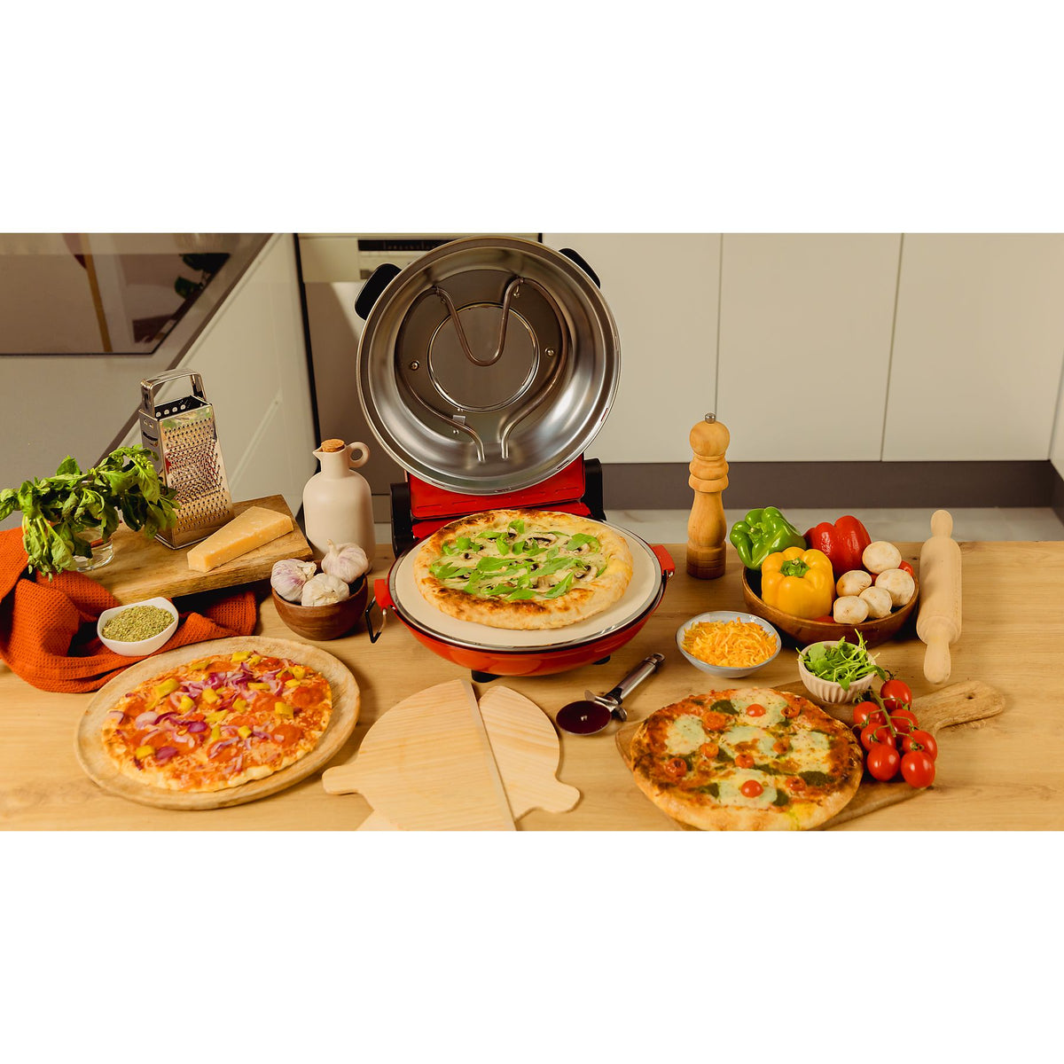 GRILL CECOTEC PIZZA&CO 1200W VENTANA 3826