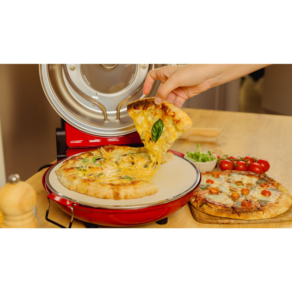 GRILL CECOTEC PIZZA&CO 1200W VENTANA 3826