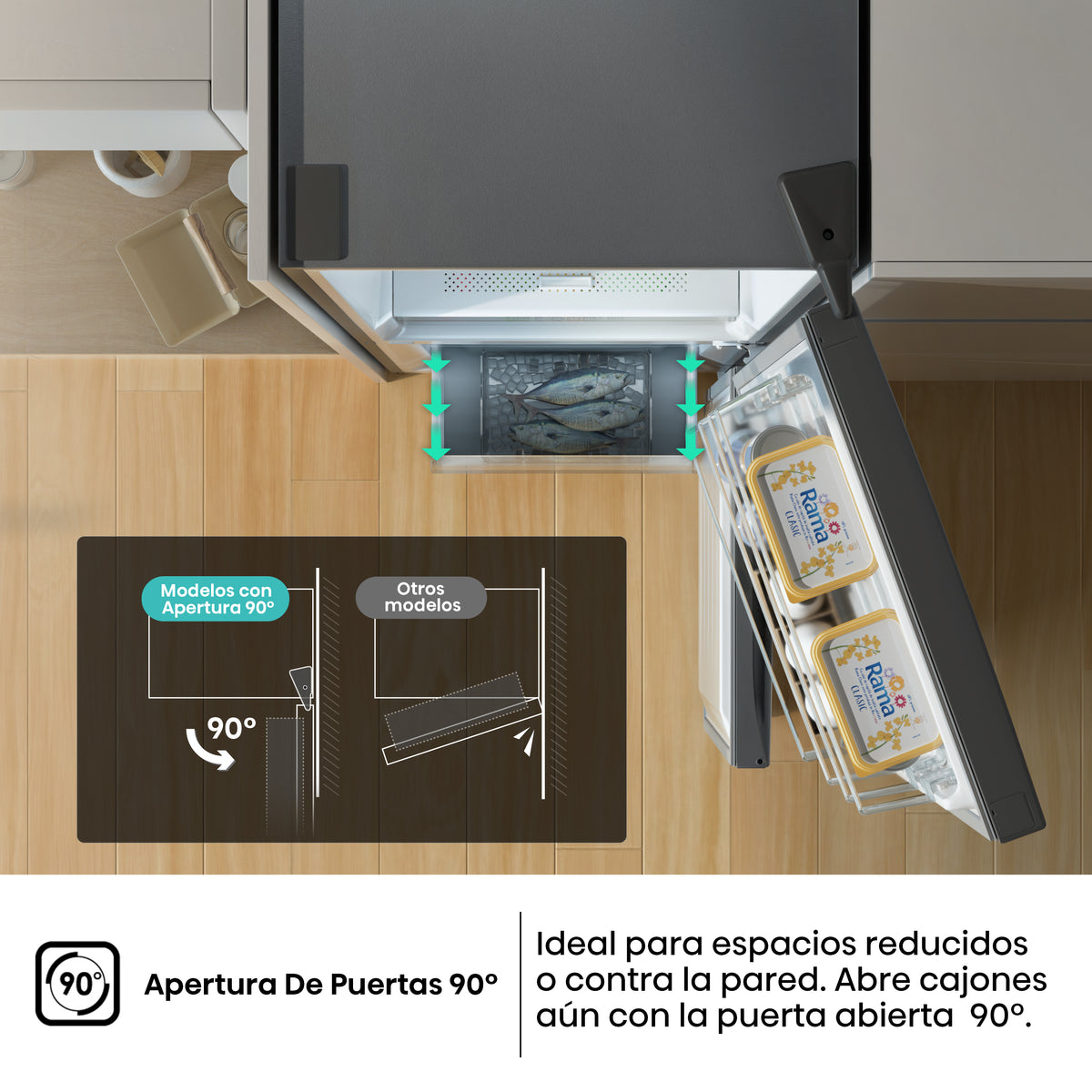 Hisense RB440N4ACA – tecnología Inverter y zona 0 ºC