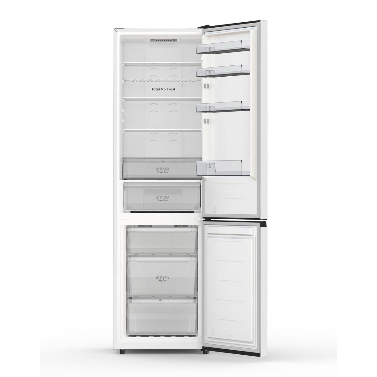 Hisense RB440N4AWC – distribución de estantes y compartimentos