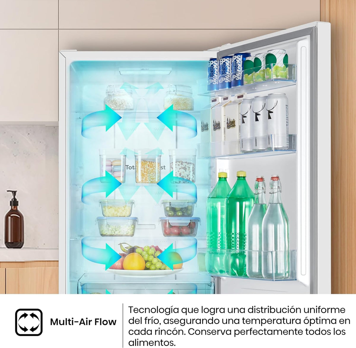 Hisense RB390N4BWC – detalle del congelador