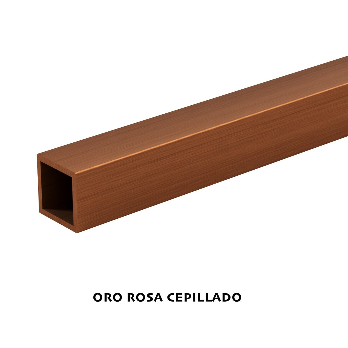 Mampara de ducha frontal Stylo 1 fijo + 1 corredera Oro Rosa Cepillado SB_X