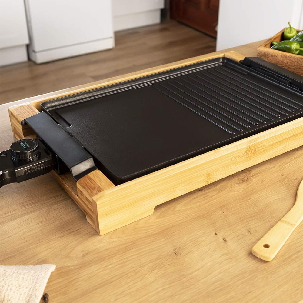 ASADORA CECOTEC TASTY&GRILL BAMBOO 2000W 3058