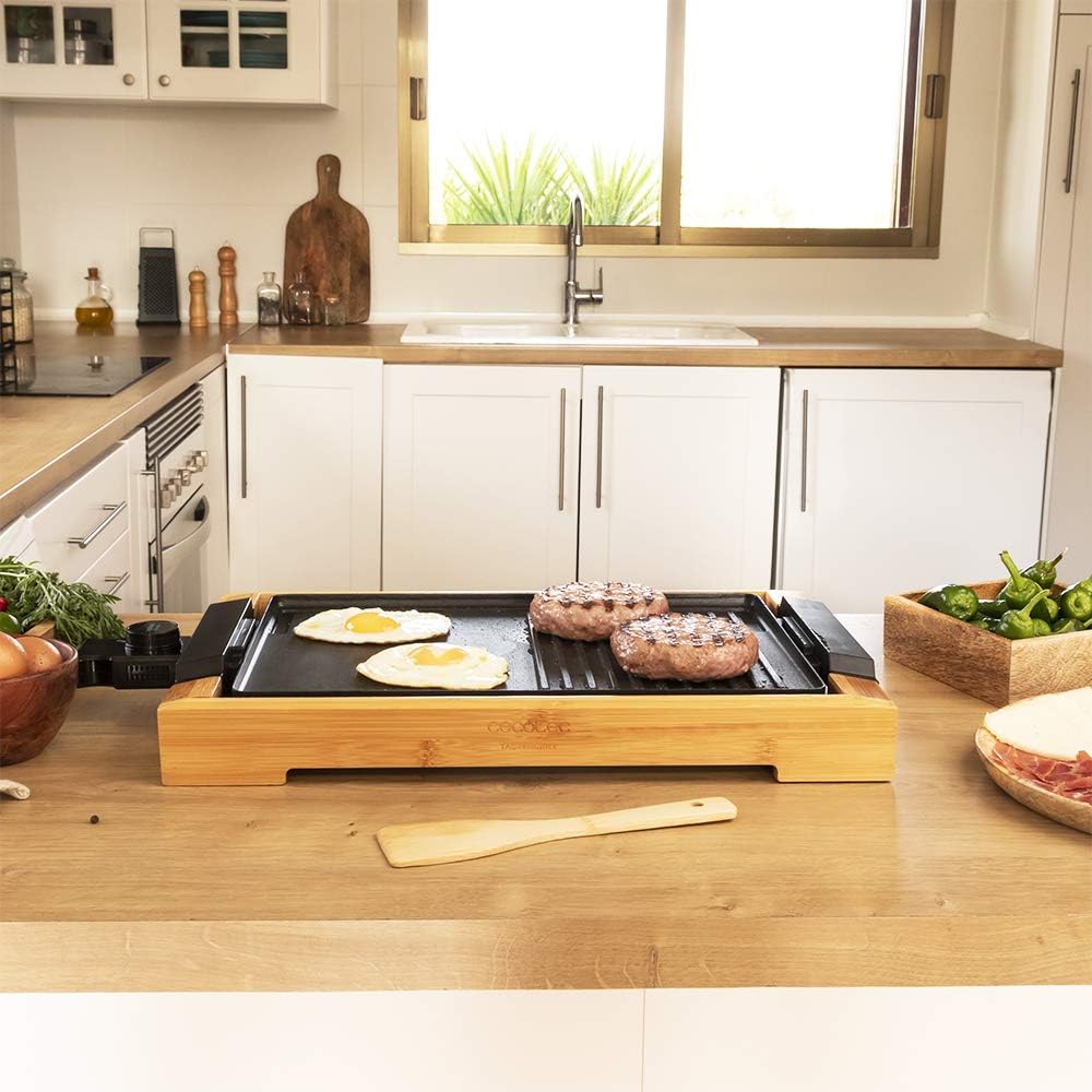 ASADORA CECOTEC TASTY&GRILL BAMBOO 2000W 3058