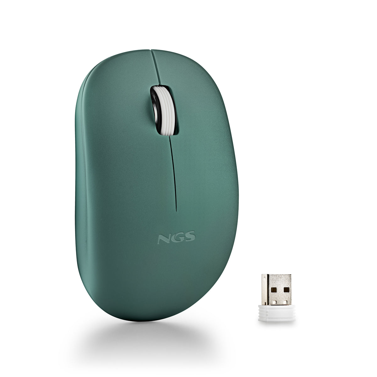 RATON NGS FOGPROGREEN INALAMBRICO SILENCIOSO VERDE