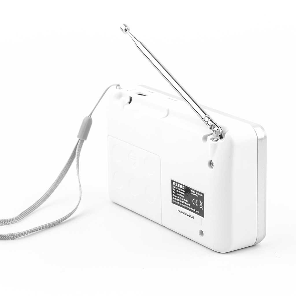 RADIO DIGITAL ELBE RF49USB FM MP3 USB SD BATERIA