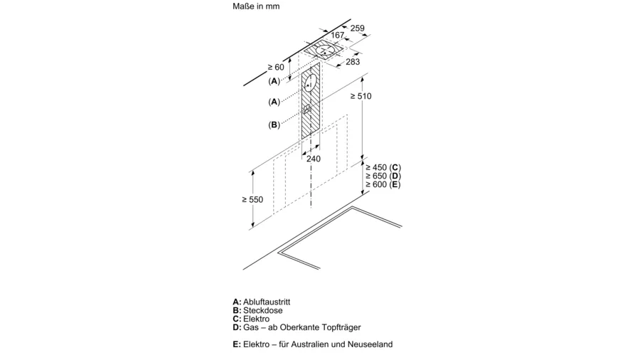 CAMP. BOSCH DWK91LT60 90CM 1007m3h A+