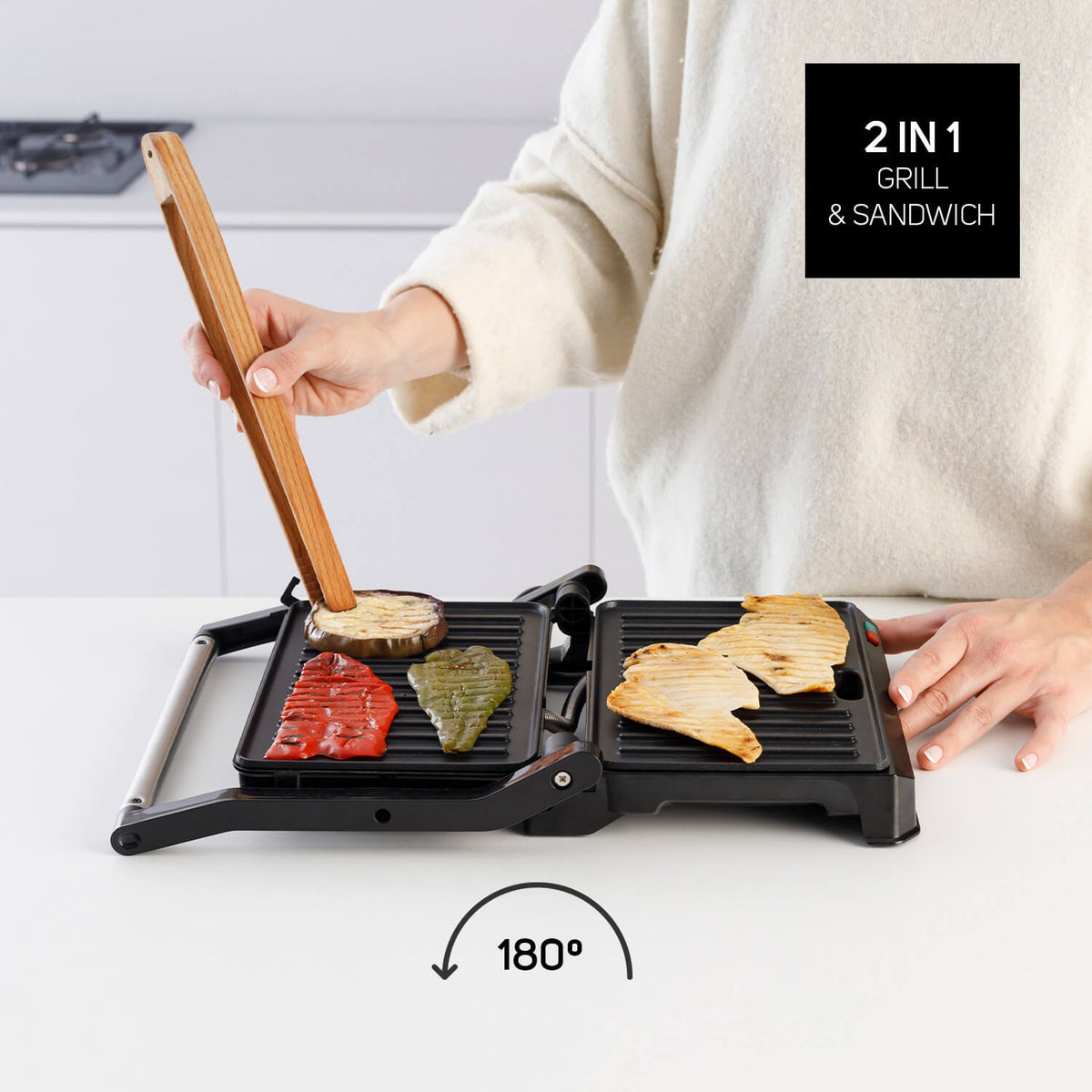 GRILL TAURUS MYGRILL LEGEND 1000W APERT180º