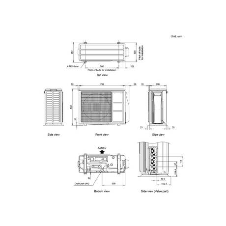 ACON.MULTI.KIT FUJITSU 2x1 ASY35U2MIKN W (EXT.50)