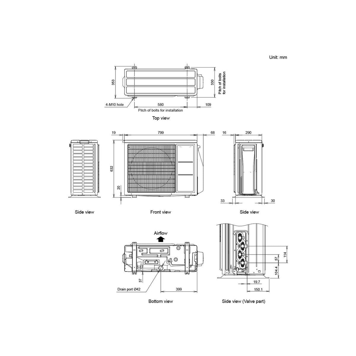 ACON.MULTI.KIT FUJITSU 2x1 ASY3525U11MIKN EX50 WIF