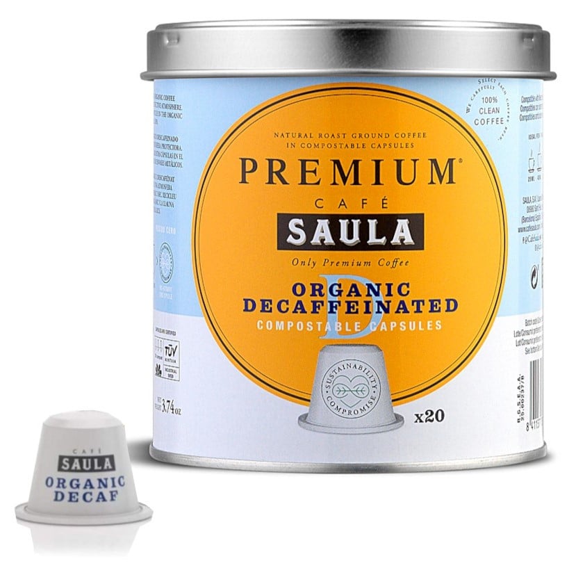 ESTUCHE SAULA 30338142 COMPOSTABLE ORG.DECAF 20CAP