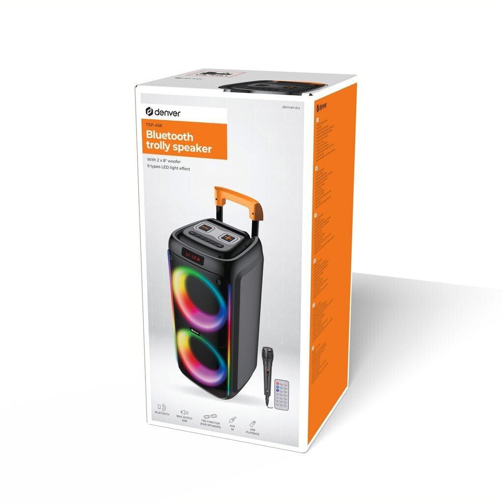 ALTAVOZ DENVER TSP-456 TROLLEY 600W