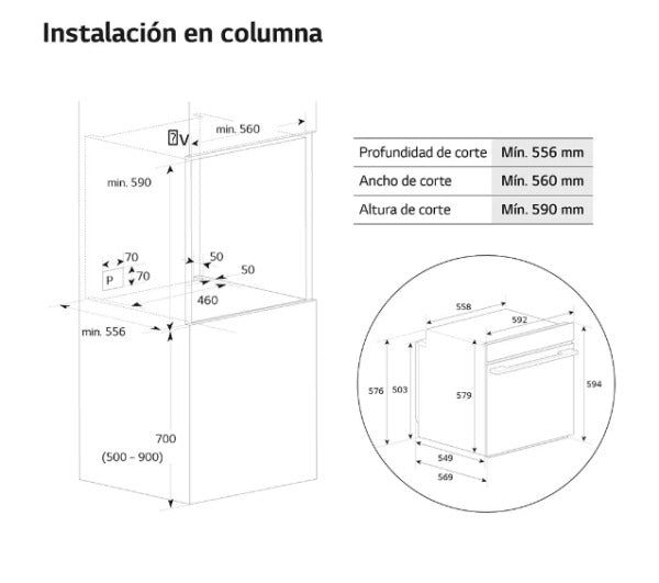 HORNO LG WS9D7651WS 76L PIROLITICO INOX
