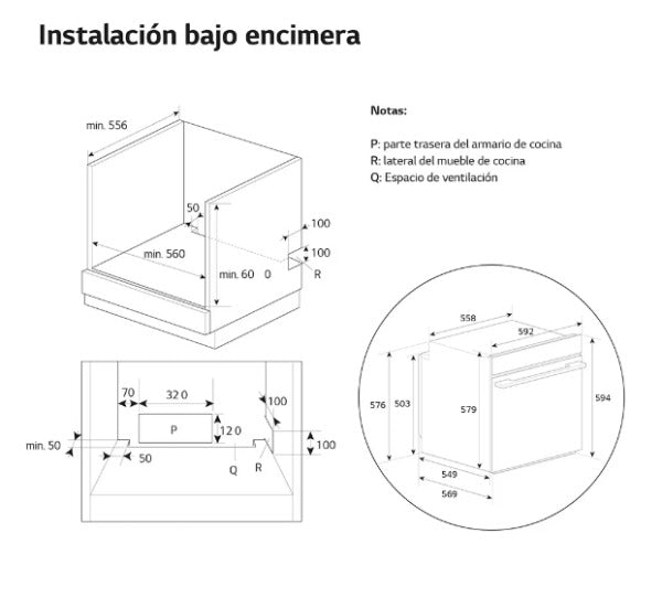 HORNO LG WS9D7651WS 76L PIROLITICO INOX