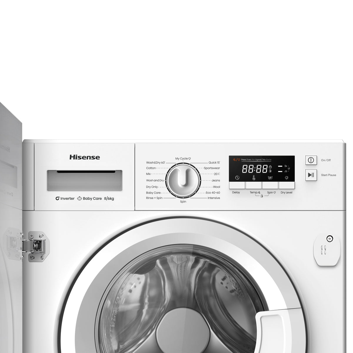 LVD.SEC. HISENSE WD3M841BWIES 8/6K INTEGRABLE